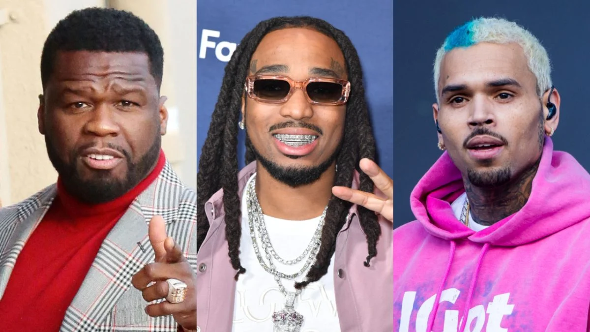 50 Cent Pressures Quavo To Return Fire After Chris Brown's Brutal Diss 