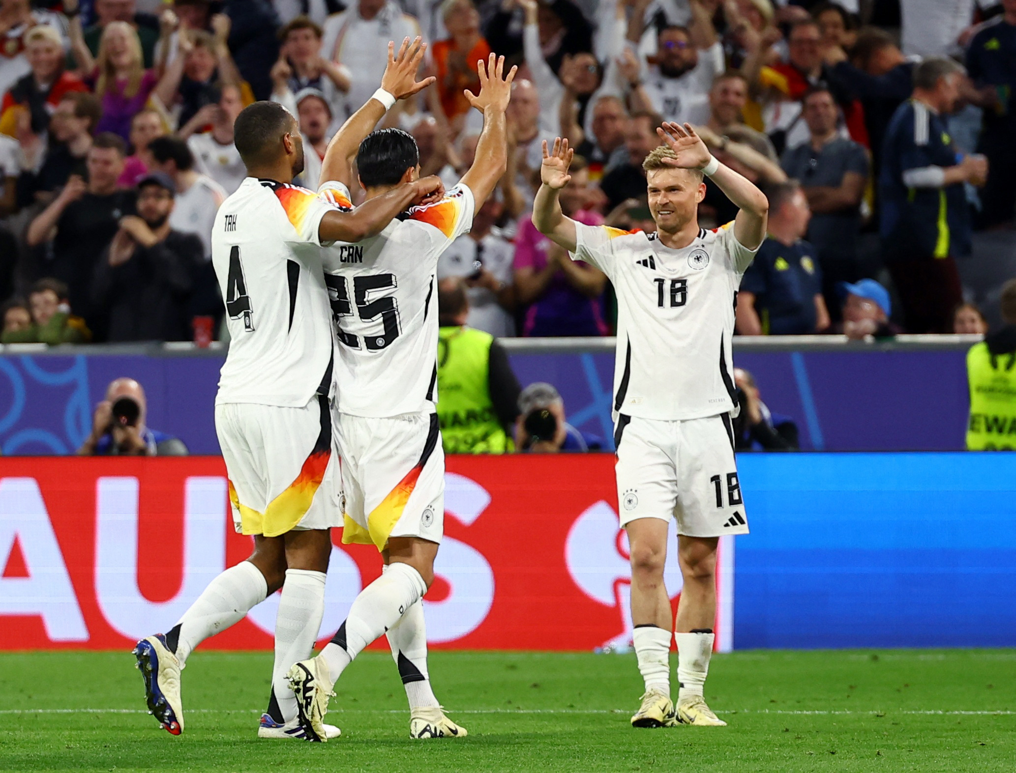 Germany's outshines from Euro 2024 opening game against Scotland