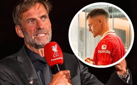 Jurgen Klopp reacts to Florian Wirtz Fee