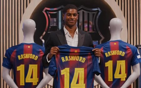 Marcus Rashford yatijwe muri FC Barcelona