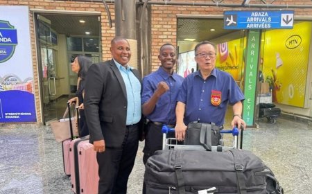 Kyokushinryu Karate Master 'Shihan Steven' arrives in Kigali (Photos)