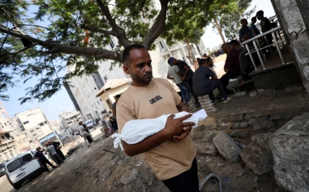 Israeli-induced hunger kills 124 in Gaza, as infants starve to death