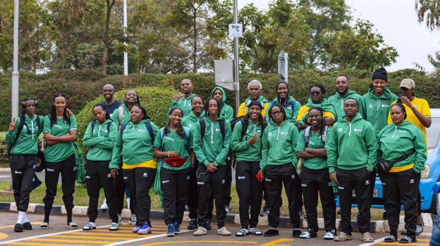 Ikipe y'Igihugu y'Abagore yagiye kwitegurira Afrobasket mu Misiri