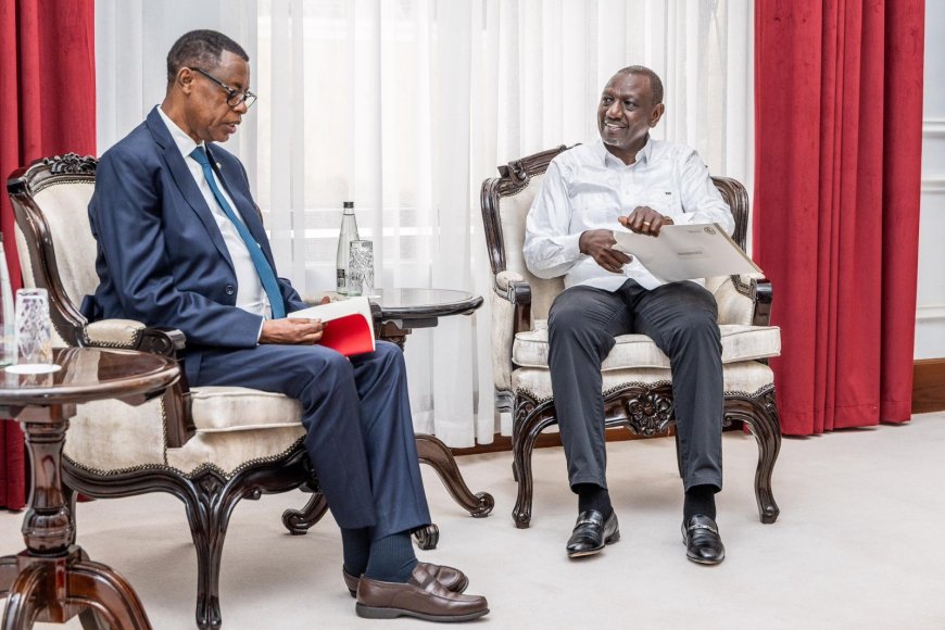 Kabarebe yashyiriye Perezida Ruto ubutumwa bwihariye bwa mugenzi we Kagame