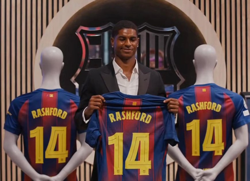 Marcus Rashford yatijwe muri FC Barcelona