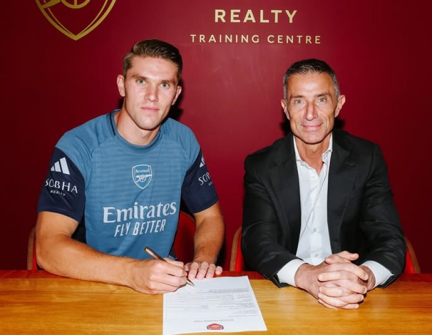 Arsenal announce Viktor Gyokeres signing from Sporting CP