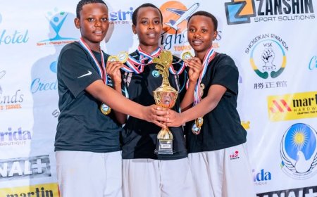 Amafoto: Flying Eagles yegukanye 'Zanshin Karate Championship' mu batarengeje Imyaka 18
