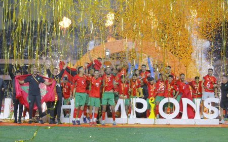 The Atlas Lions crowned record CHAN champions after edged Madagascar (Photos)