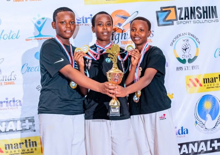 Amafoto: Flying Eagles yegukanye 'Zanshin Karate Championship' mu batarengeje Imyaka 18