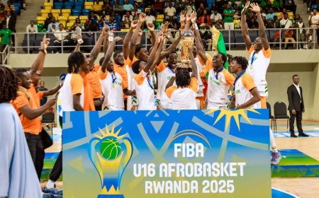 Basketball: Côte d'Ivoire na Misiri begukanye Igikombe cy'Afurika mu Ngimbi n'Abangavu (Amafoto)