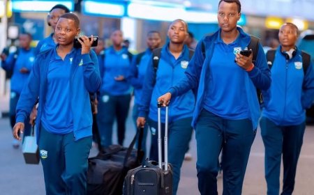 FIFA World Cup Qualifier: She – Amavubi under 20 departs for Nigeria ahead of Second Leg