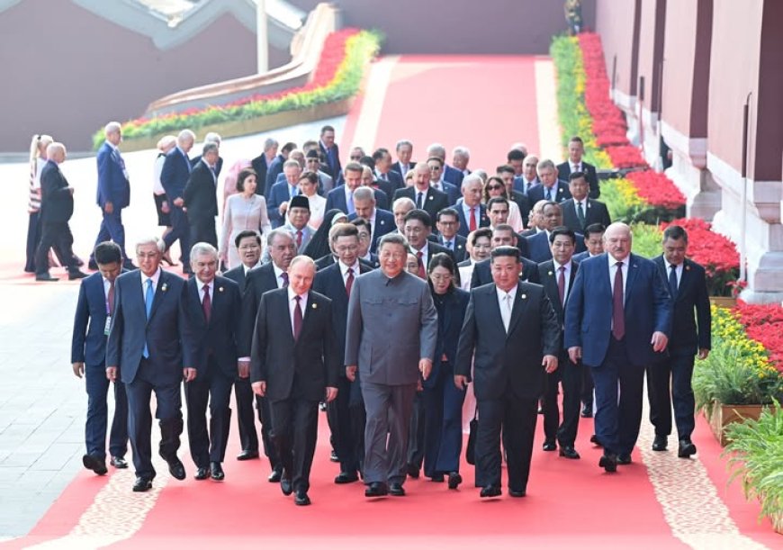 China’s Xi oversees massive military parade with Putin, Kim in attendance