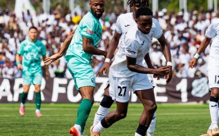 CAF Champions League: Fiston Mayele yatsinze Ibitego 2 byatandukanyije Pyramids na APR (Amafoto)