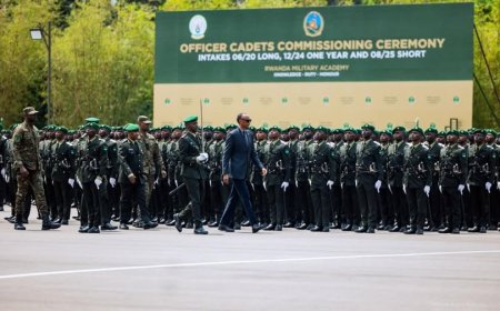 Perezida Kagame yatanze Ipeti rya 'Sous – Lieutenant' ku Bofisiye bato 1,029