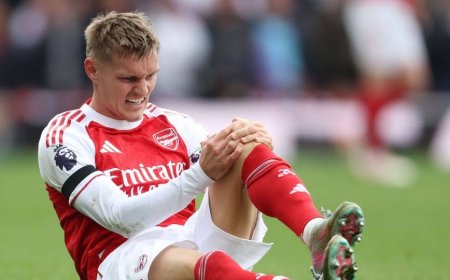 Arsenal confirm 'Martin Odegaard' MCL injury