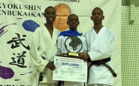 Zambia: Rwanda’s young Karatekas strike 5 Medals in World Championships (Photos)