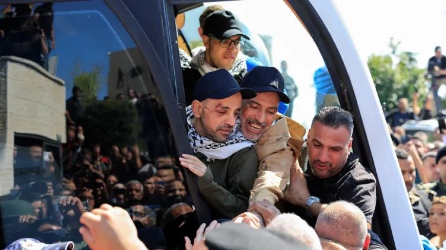 Who are the Palestinian captives Israel released?