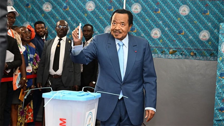 Cameroon's 92-year-old President “Paul Biya” claims eighth term