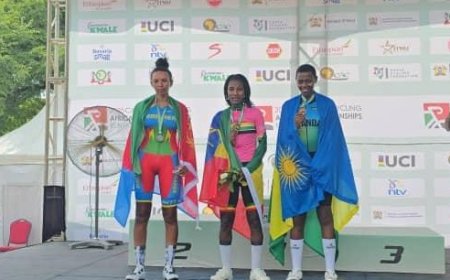 Yvonne Masengesho secures Bronze at the 2025 Road Cycling Championships