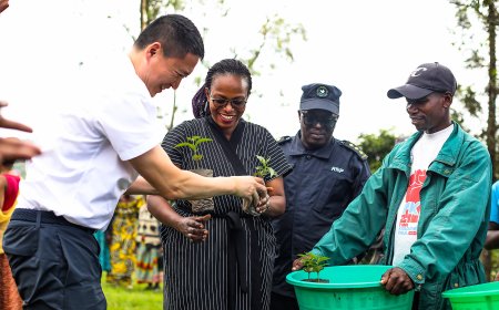 Gakenke: Ambasaderi w'u Bushinwa yateye inkunga Koperative Abakundakawa Rushashi (Amafoto)