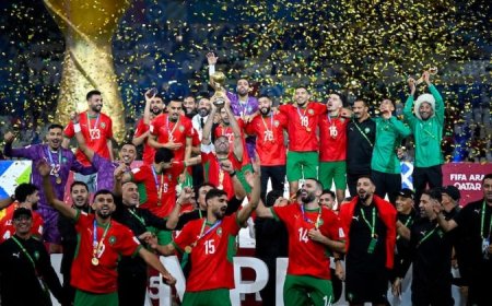 Morocco  crowned Arab Cup Champions after defeat Jordan