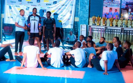 PHOTOS: GAMMA Rwanda holds second MMA technical training, welcoming 13 new Rwandan fighters
