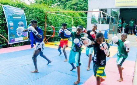 Amahoro Sports Academy Officially opens in Kigali with 50 Young Athletes