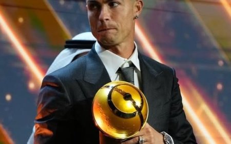 PHOTOS: Cristiano Ronaldo crowned Middle East Player of the Year Award