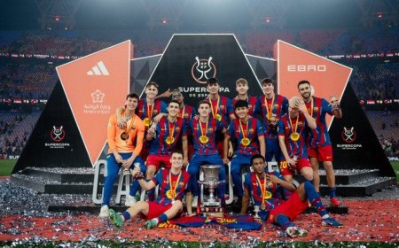PHOTOS: Raphinha double downs Real Madrid as Barcelona crowned Supercopa champions