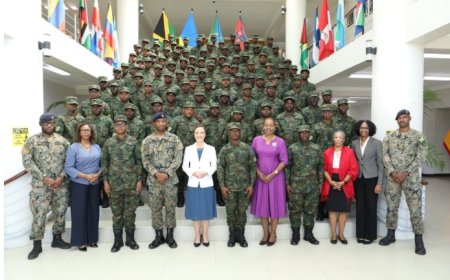 AMAFOTO: RDF yageze muri Jamaica kuyifasha guhangana n'ibyangijwe na Hurricane-Melissa