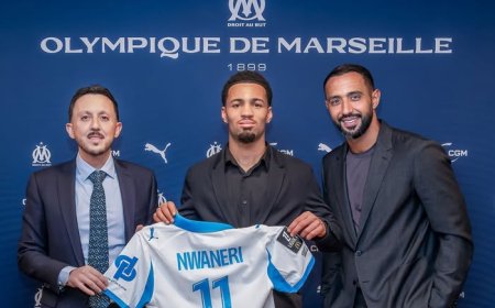 Transfer Window: Nwaneri joins Marseille, Milan bid for Mateta as Martinelli hints Saudi exit