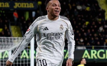 Mbappé double seals Real Madrid reclaim LaLiga table top