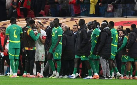 AFCON 2025 final aftermath sees Hakimi and Sarr suspended
