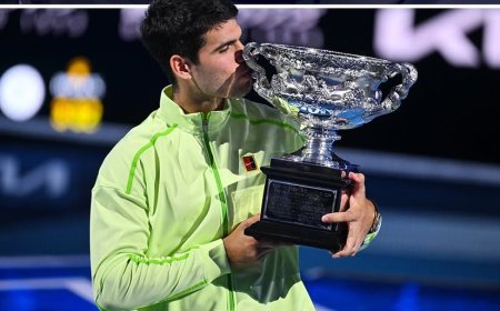 Tennis: Alcaraz topples Djokovic to claim historic Australian Open title