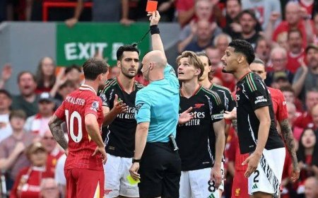 65 players have been red-carded this season in Europe's top 5 leagues