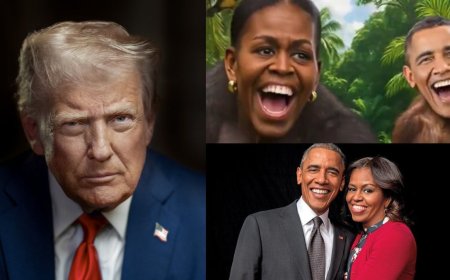 Trump Deletes Controversial Video Depicting Barack and Michelle Obama as Chimpanzees