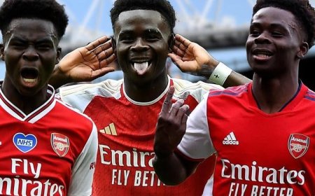 Saka agrees new five-year deal to become Arsenal's highest-paid
