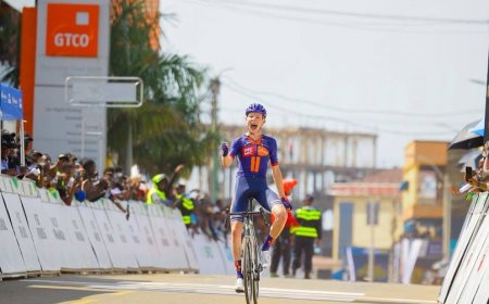 Tour du Rwanda 2026: Zomermaand yambaye Umwenda w'Umuhondo nyuma yo kwegukana Etape ya 3 (Amafoto)