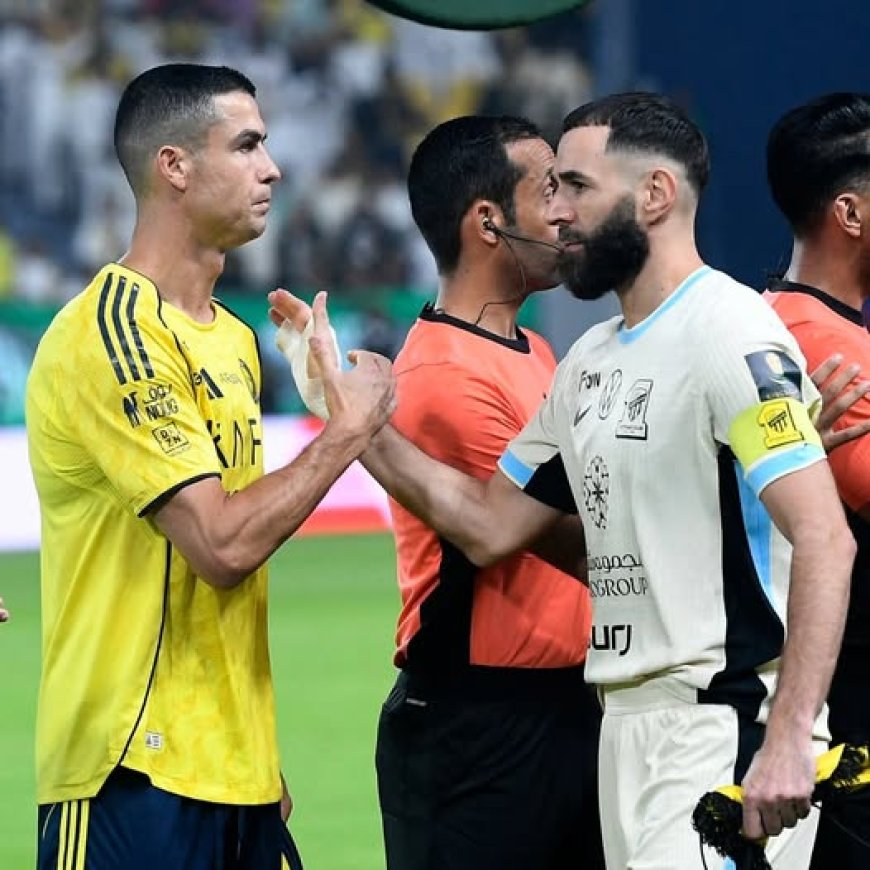 Ronaldo claims Saudi league favoritism as Benzema's Al Hilal rise fuels tension