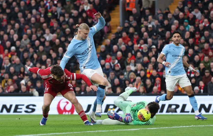 Haaland's late penalty seals dramatic Anfield win, keeping Premier League hopes alive