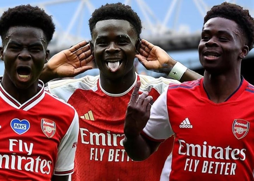Saka agrees new five-year deal to become Arsenal's highest-paid