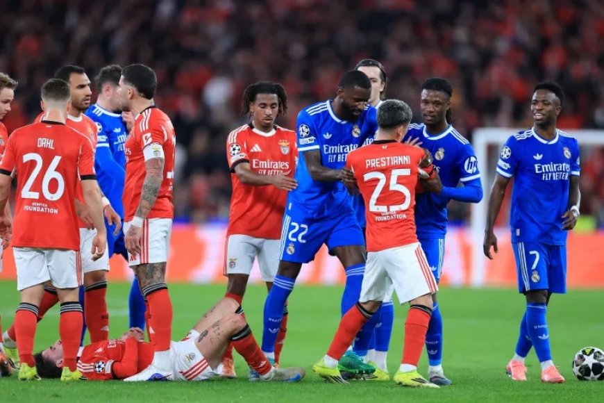 Vinícius faces racism in Real Madrid’s Champions League clash against Benfica (Photos)