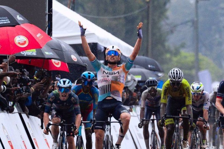Tour du Rwanda 2026: Itamar Einhorn yegukanye Etape ya mbere yasorejwe mu kivunge (Amafoto)
