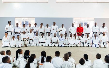 PHOTOS: Kyokushin Master Kizito Mangaba leads three-day Karate Seminar for over 200 Rwandan Karateka