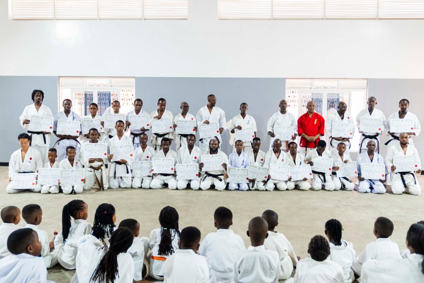 PHOTOS: Kyokushin Master Kizito Mangaba leads three-day Karate Seminar for over 200 Rwandan Karateka