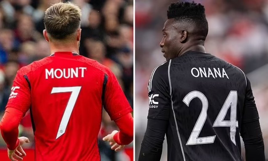 Man Utd open to selling Mount, Onana and three other players