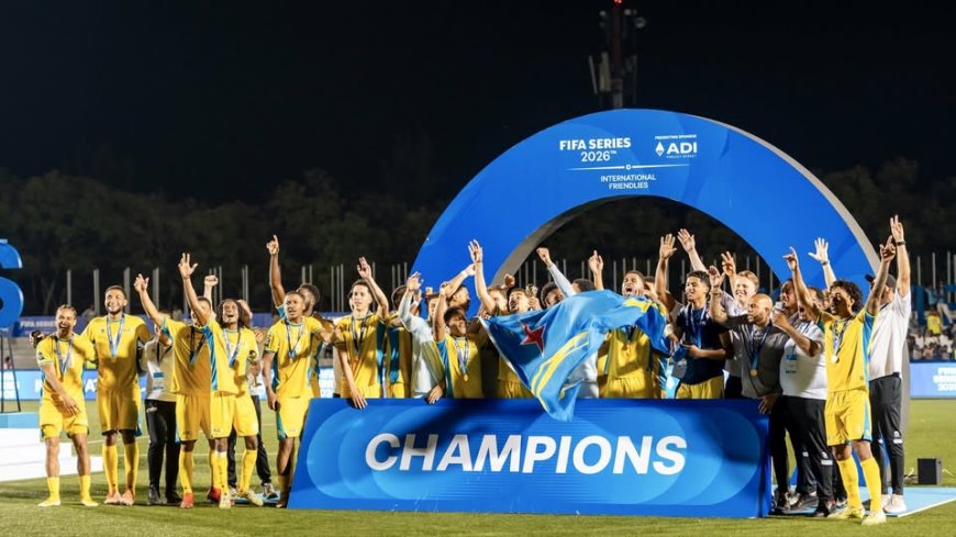 PHOTOS: Ten-man Aruba outlast Liechtenstein to win Kigali FIFA Series 2026