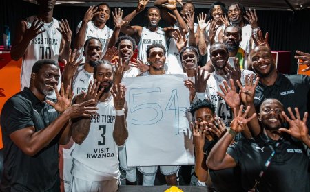 BAL 2026: RSSB Tigers yagarutse i Kigali nyuma yo kwitwara neza muri Afurika y’Epfo (Amafoto)