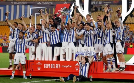 Real Sociedad edge Atlético Madrid on penalties to win Copa del Rey