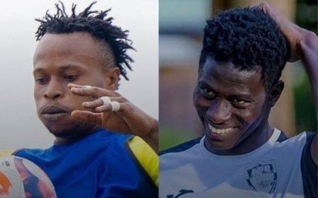 Daouda Yussif wa APR FC na Gédéon Ndonga wa Etincelles FC bahanwe